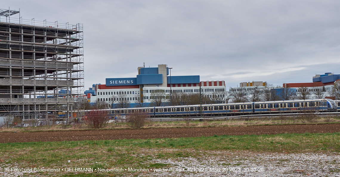 29.03.2023 - Baustelle REVO und Umgebung in Neuperlach